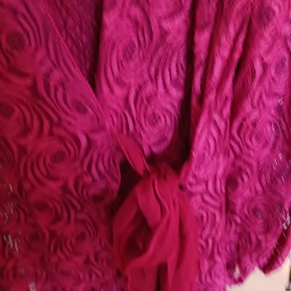 VINTAGE 1991 COUTURE LACE PALAZZO DRESS - Picture 3 of 4